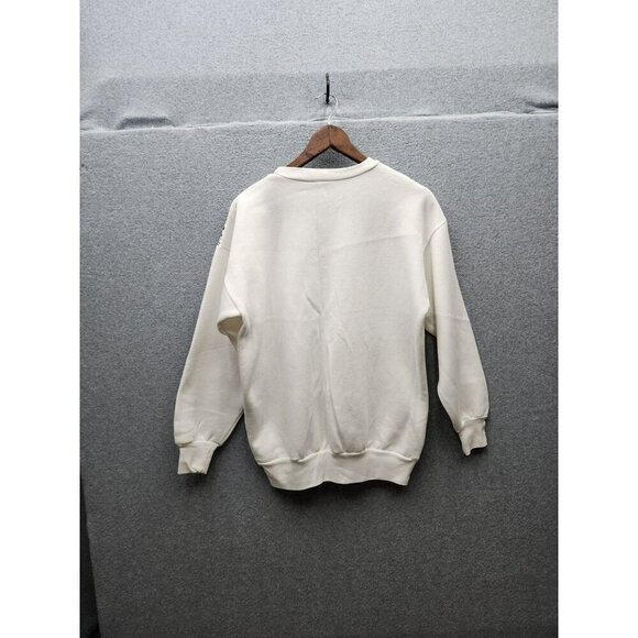 Vintage Bold Spirit Sweatshirt M 10-12 White Graphic 90"s - Picture 4 of 4
